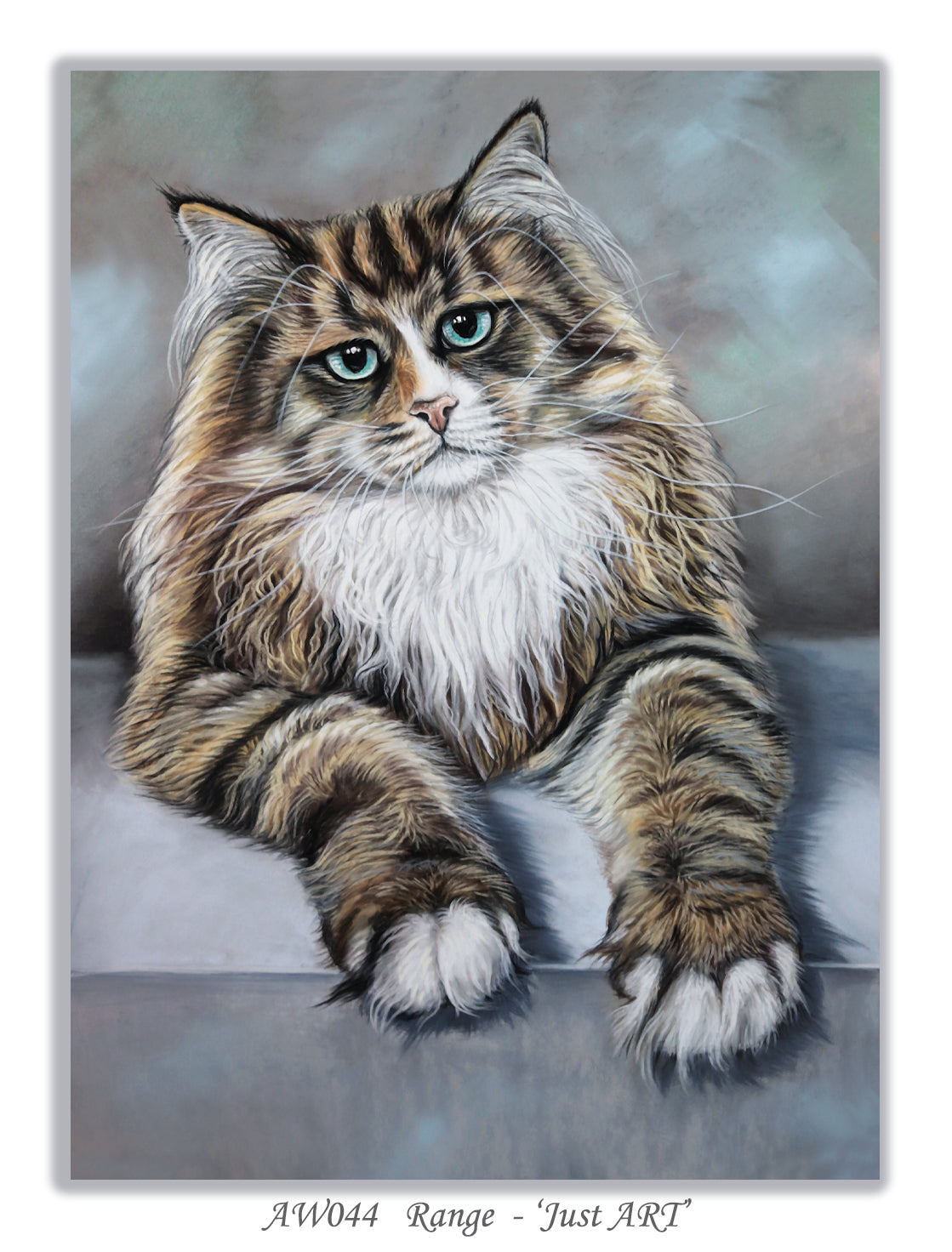 greeting card siberian cat