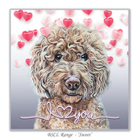 labradoodle card valentines day
