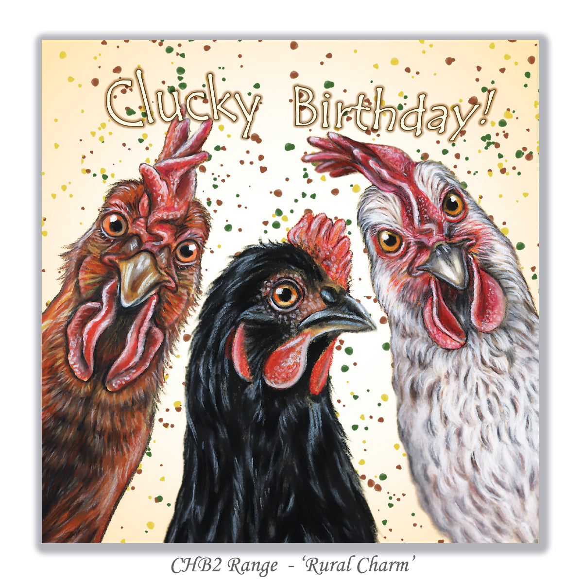 chickens card birthday