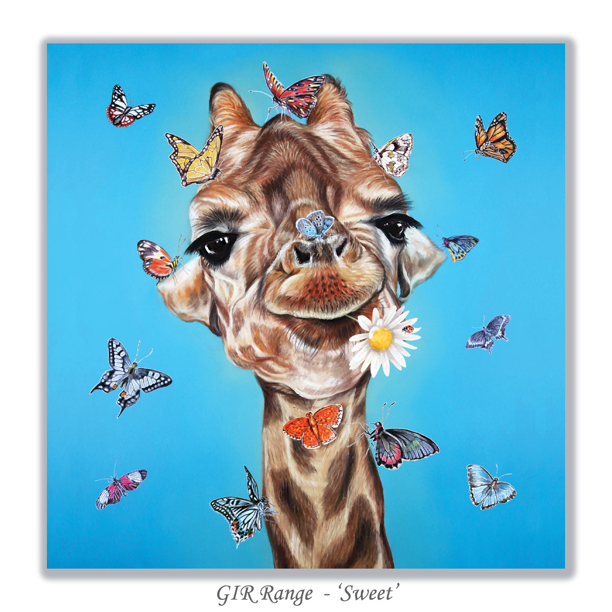 card with a giraffe