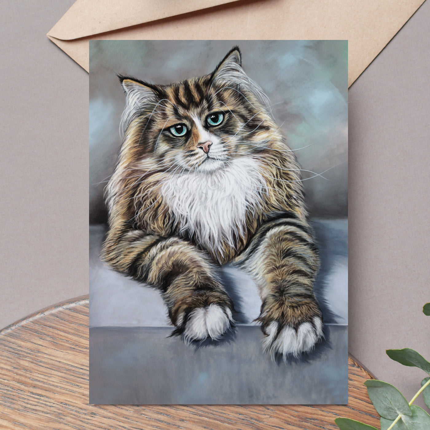 birthday card cat