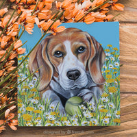 birthday card beagle