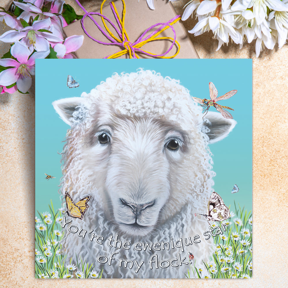 birthday card sheep