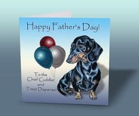 dachshund fathers day card