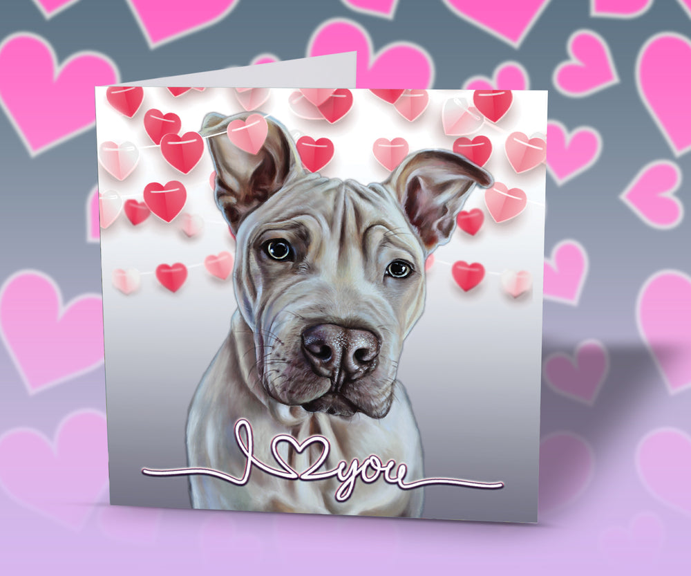 dog valentines day card