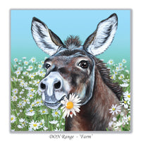 donkey birthday card