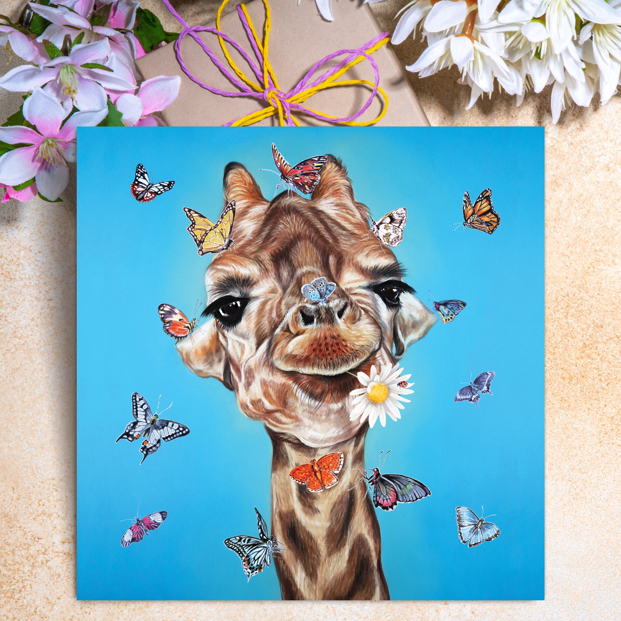 giraffe card