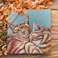 greeting card ginger cats