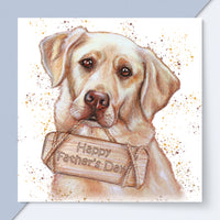 fathers day card labrador
