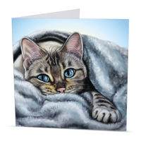 bengal cat card