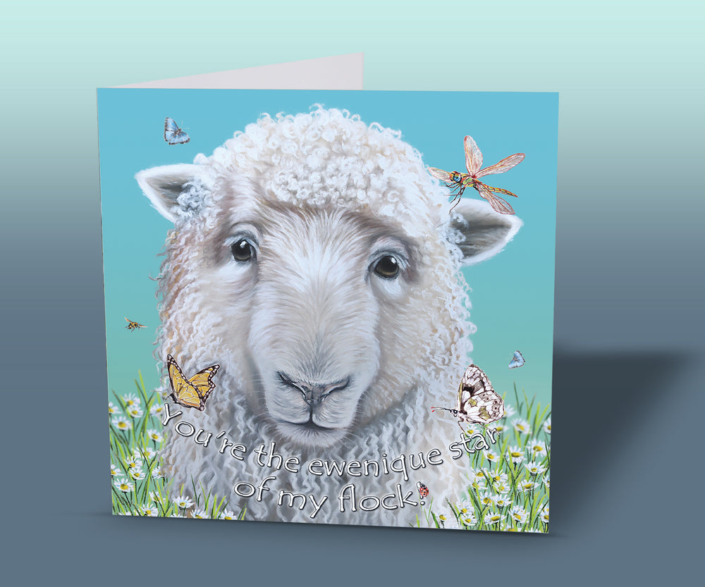 sheep birthday card