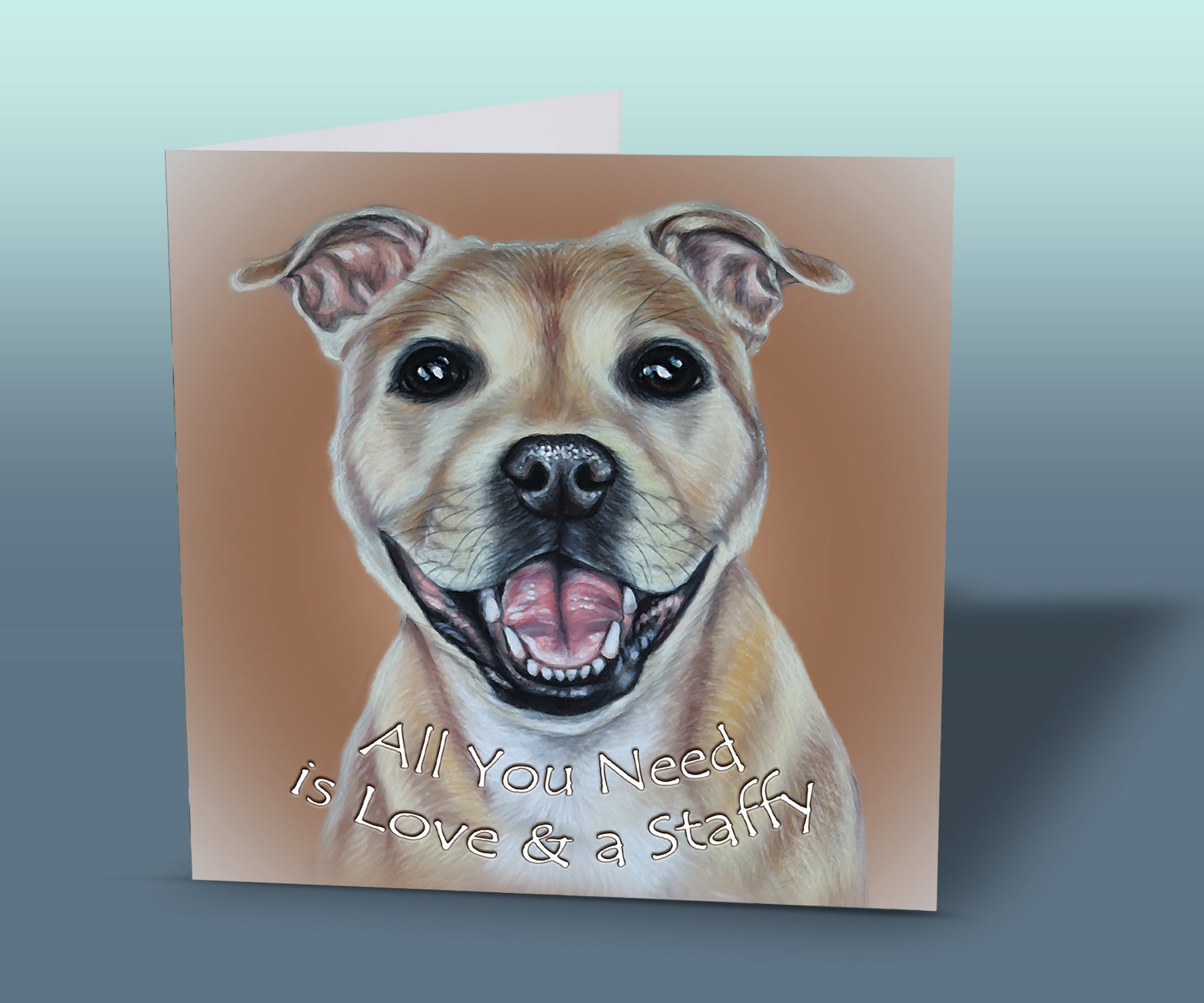 staffy card