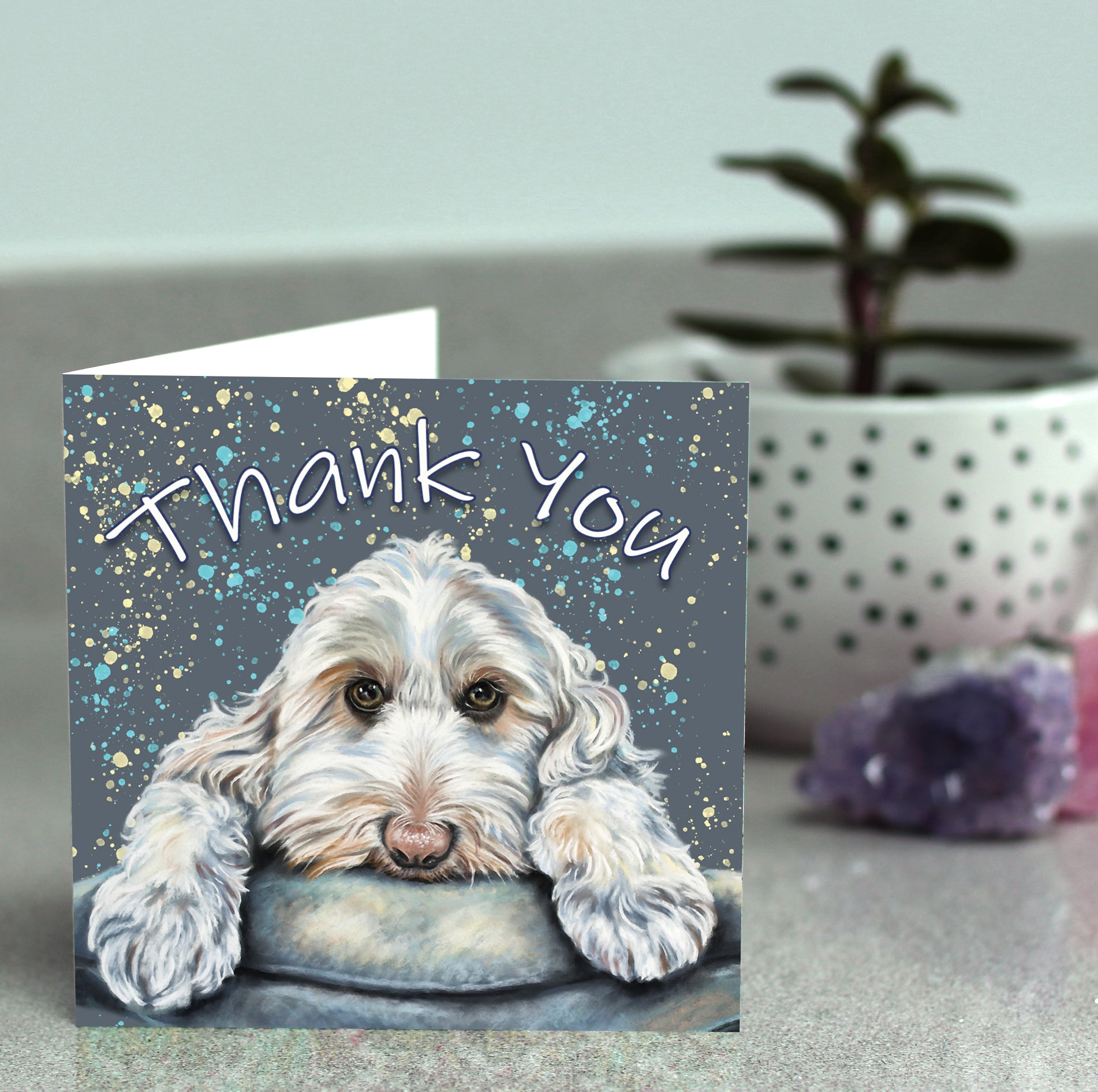 thank you card from labardoodle