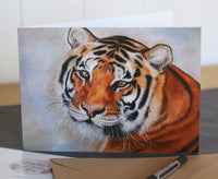 tiger birthday card
