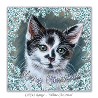 cute kitten christmas card