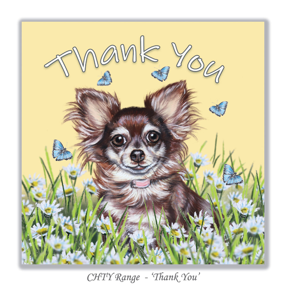 Chihuahua thank you card