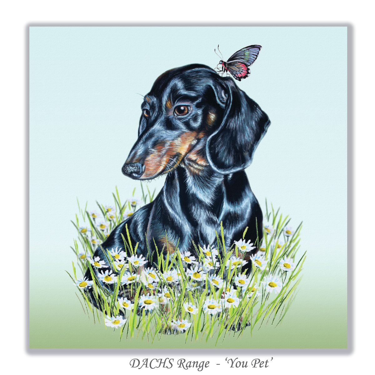 dachshund birthday card