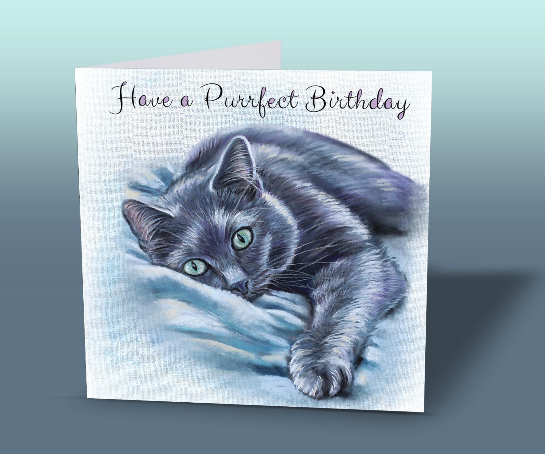birthday card from cat