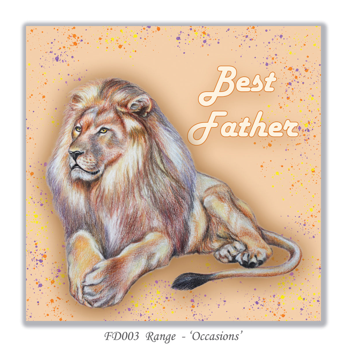 Father's Day Card Lion