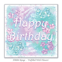 floral birthday card