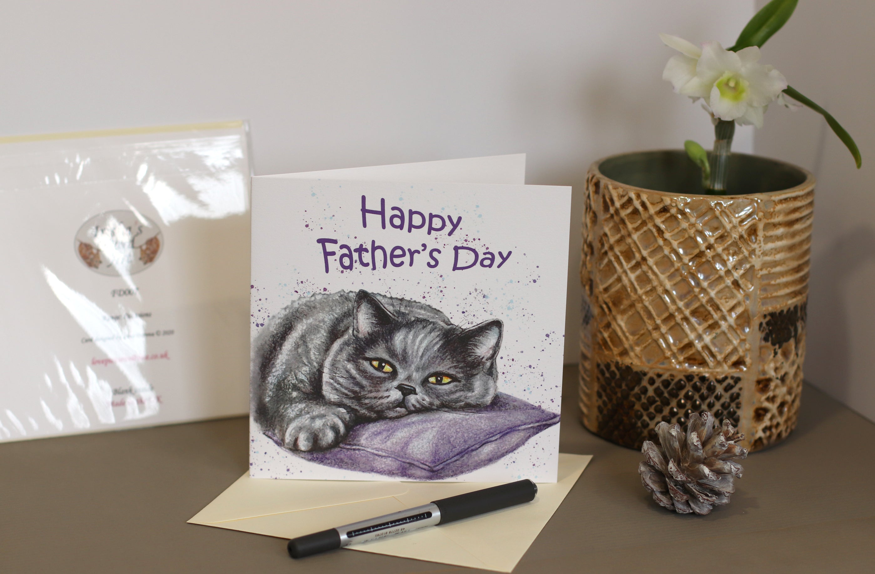 Father's Day Card Cat