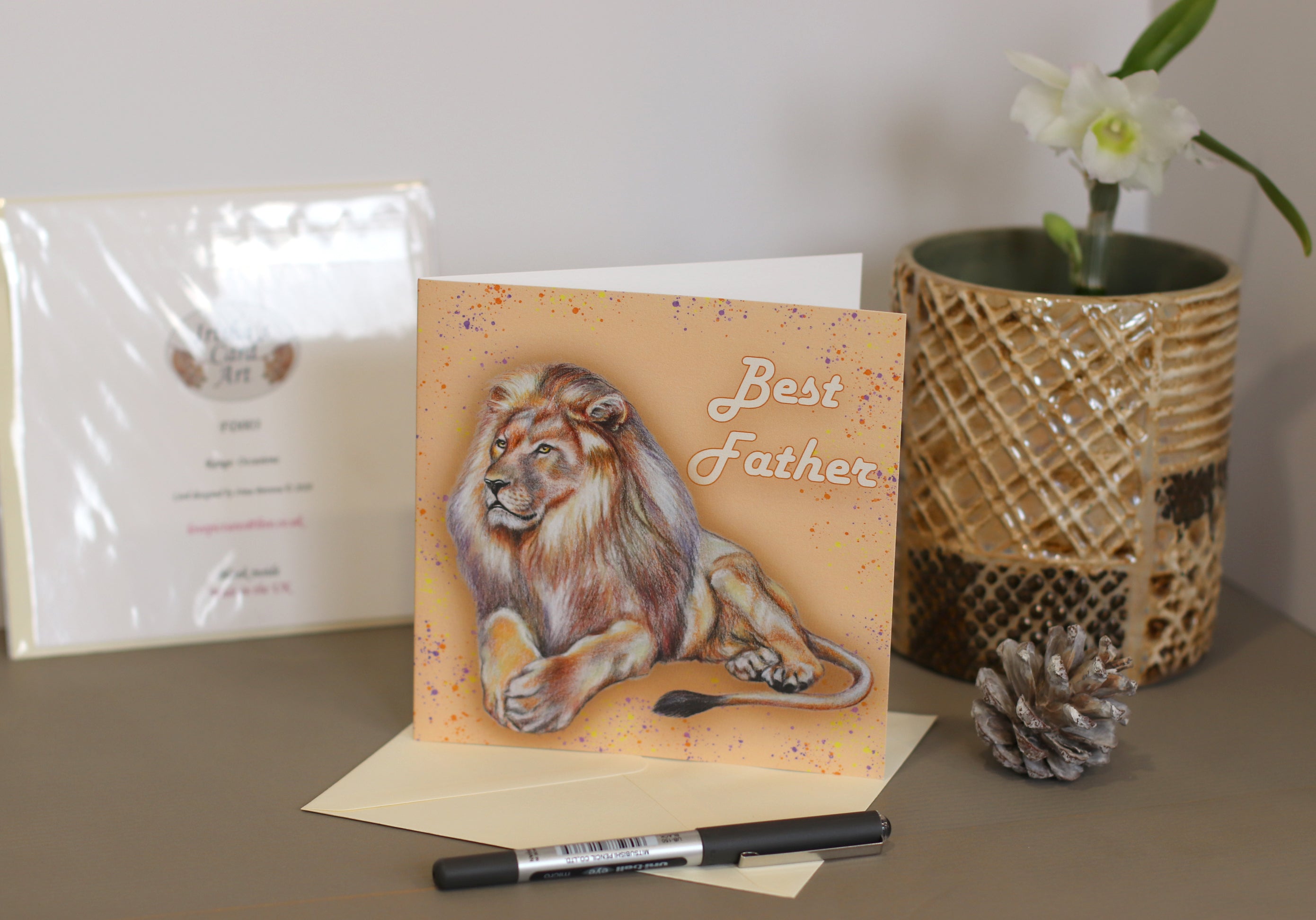 Father's Day Card Lion