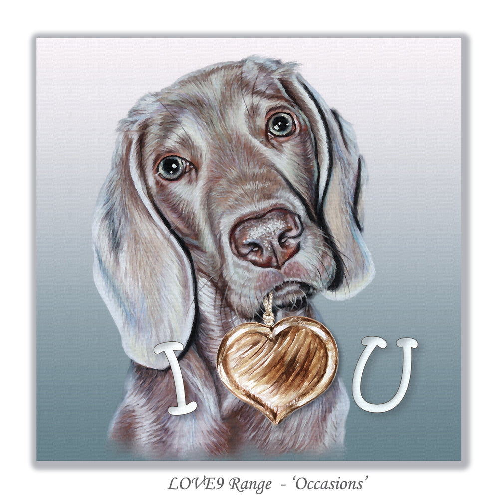 valentine card with dog