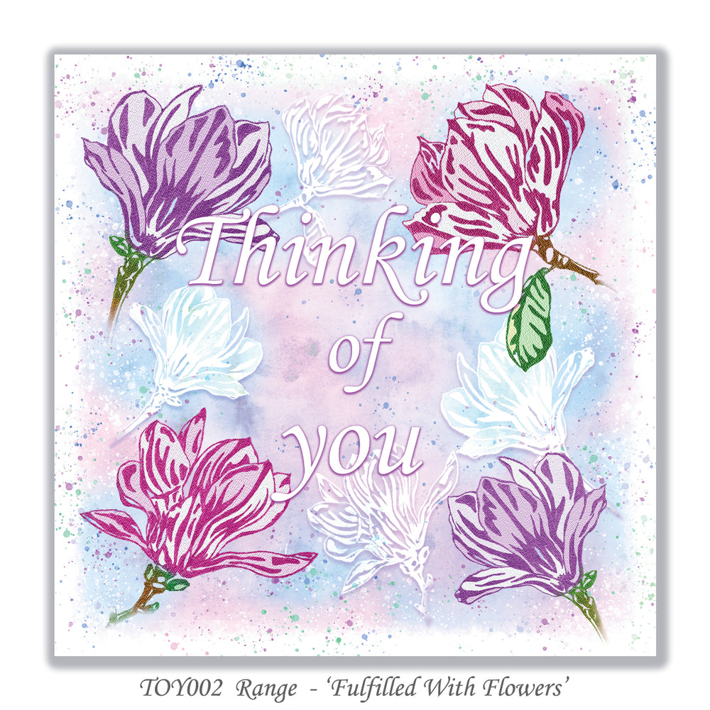 Thinking of You Card flowers