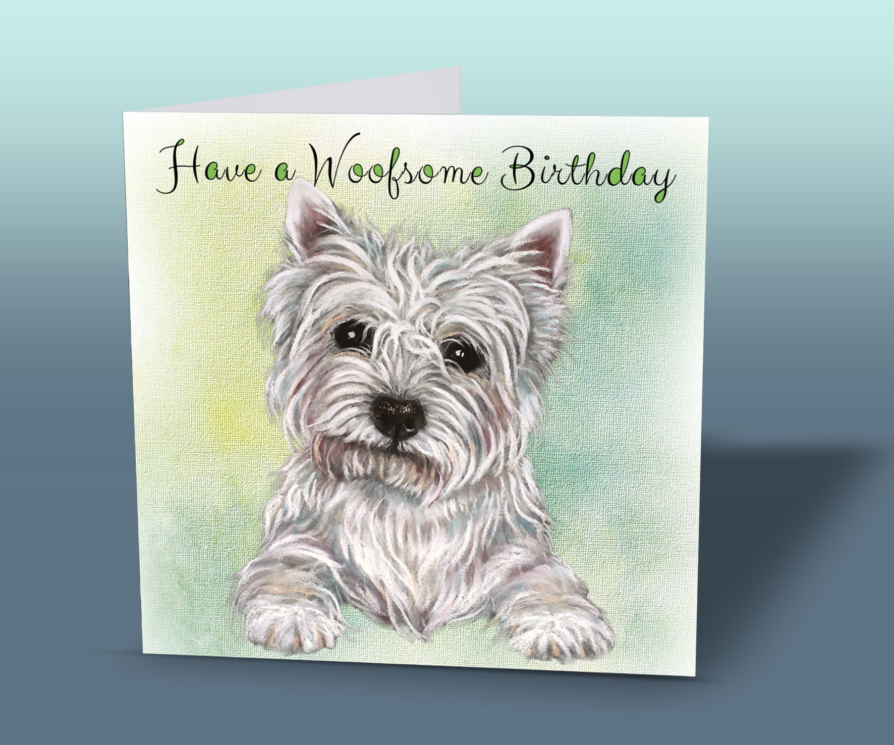 Westie Birthday Card