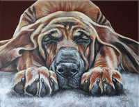 original painting dog 