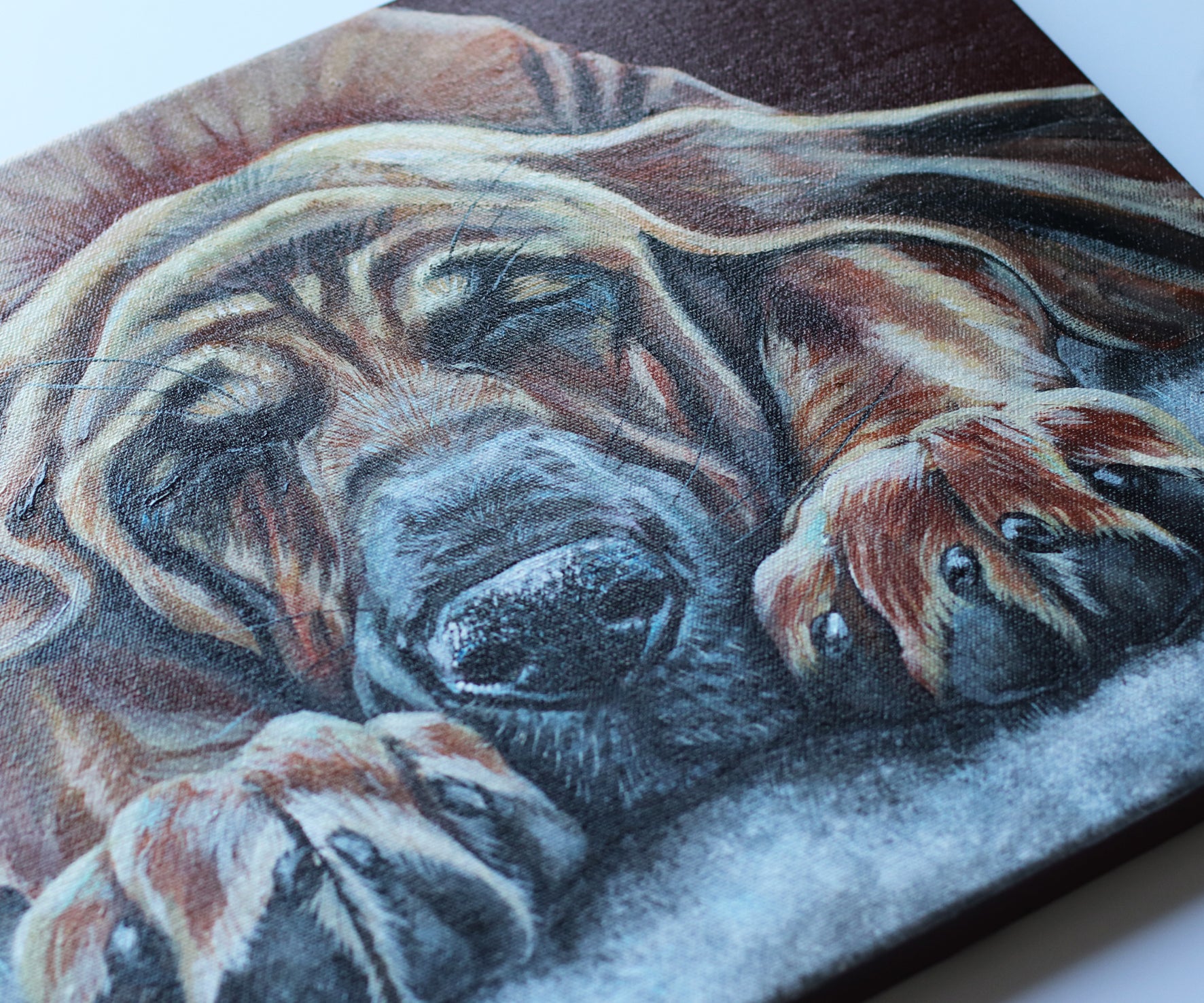 Original Acrylic Painting  - Bloodhound
