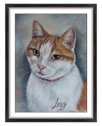 commission cat portrait uk