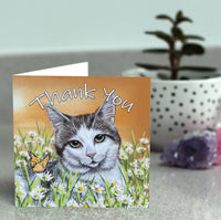 cat card thank you