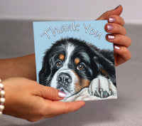 thank you card dog