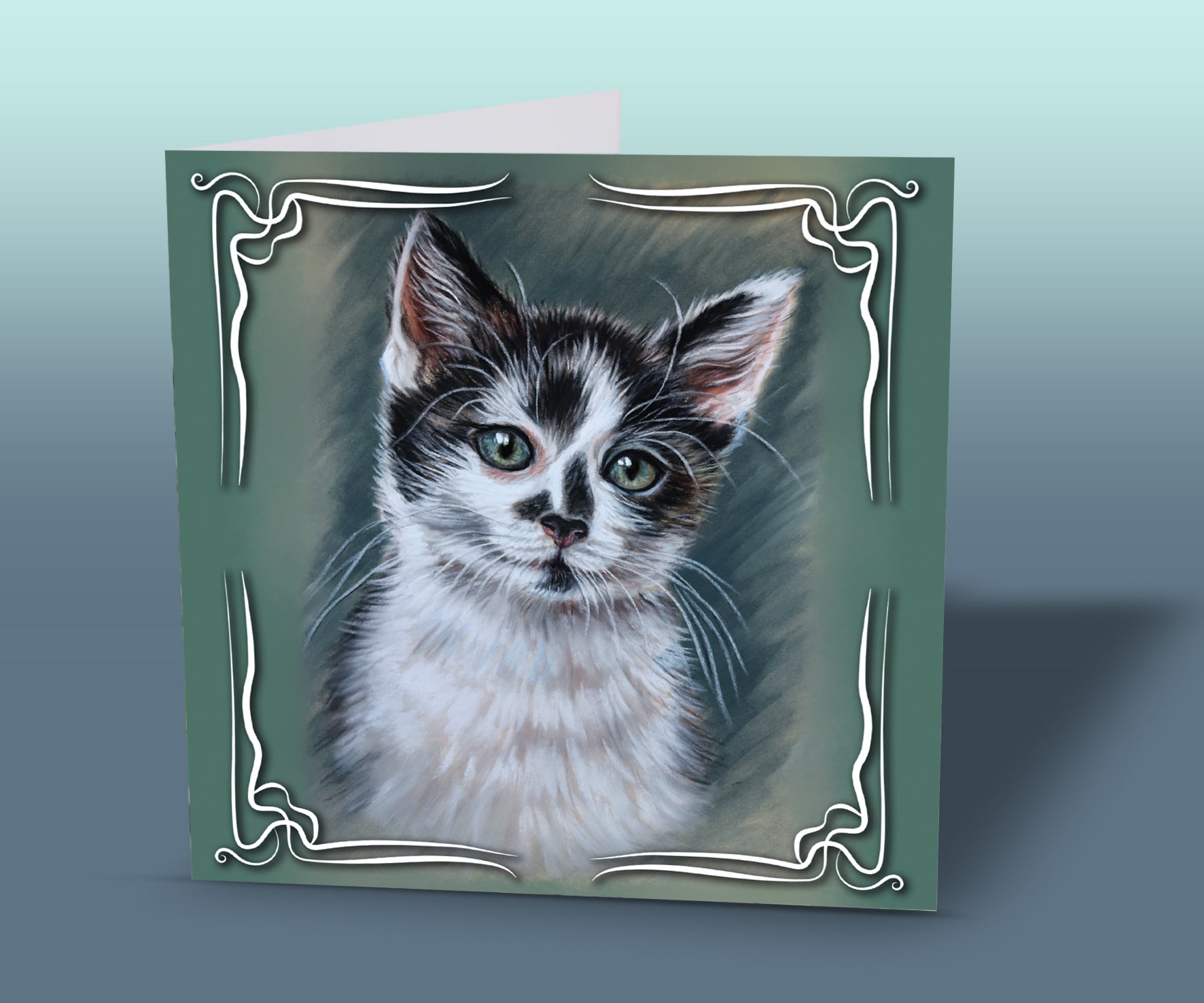 greeting card kitten