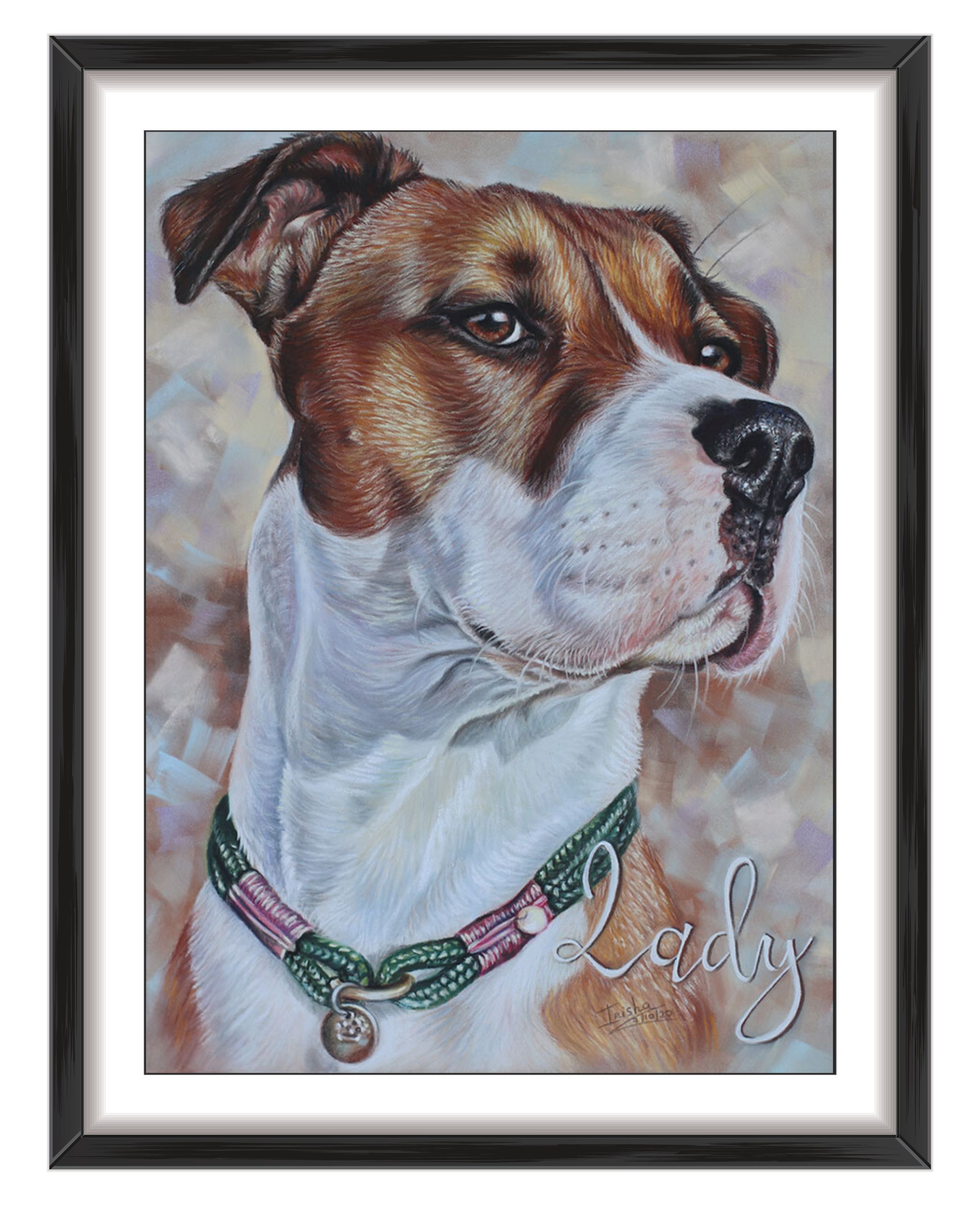 commission dog portrait uk