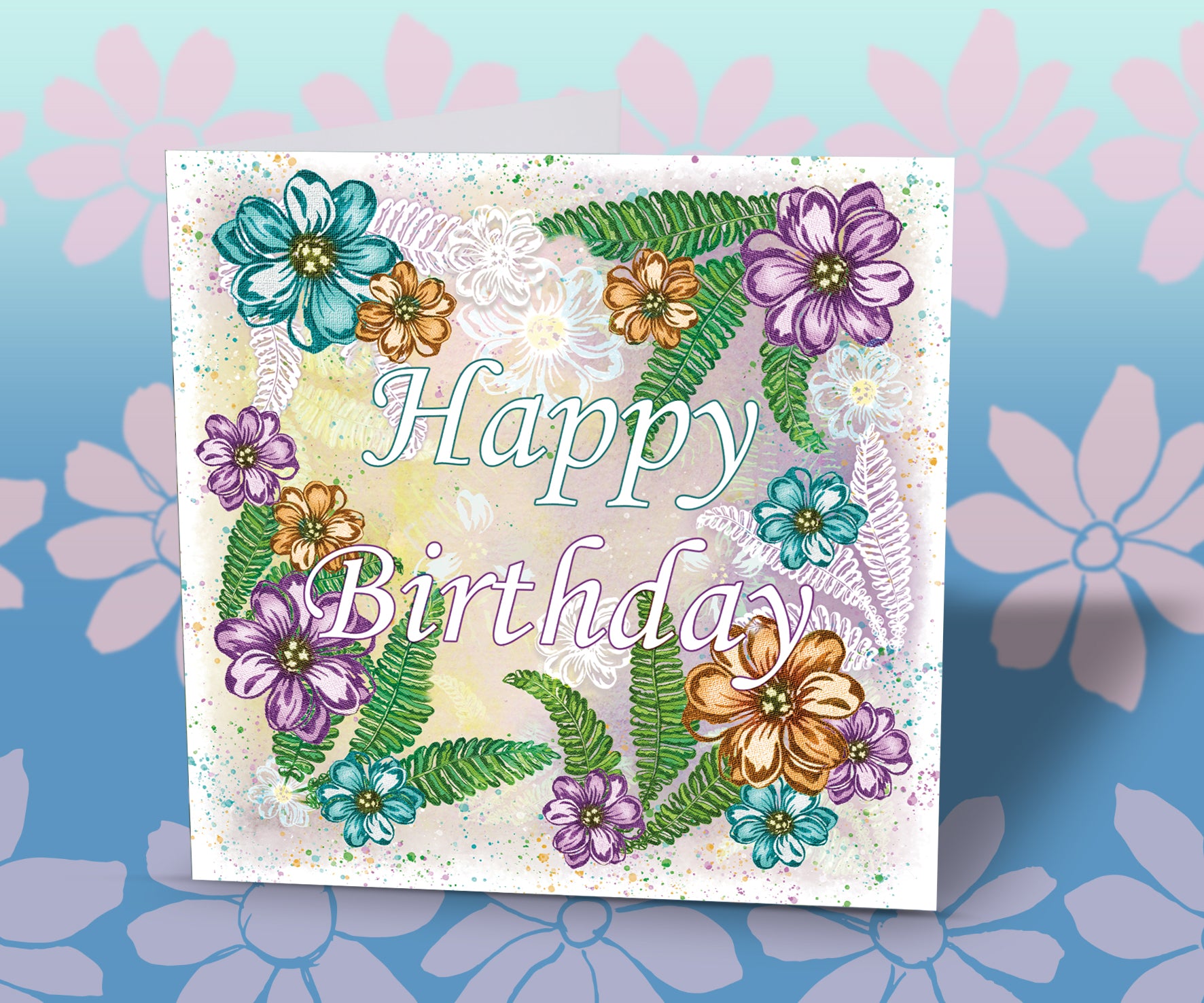 Birthday Flower Card