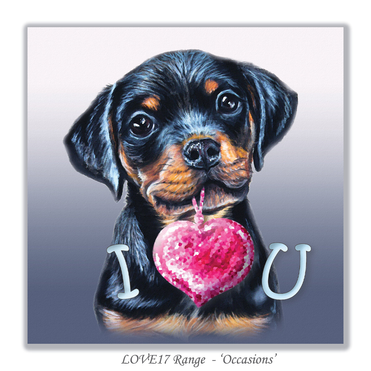 dog Valentine Card