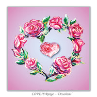 Valentine day rose card