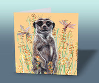 meerkat birthday card