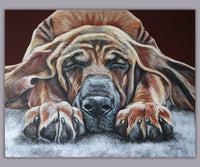 original painting for sale dog