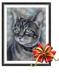cat portrait gift