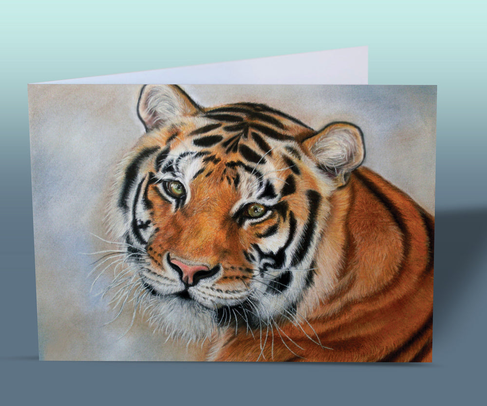 tiger greeting card