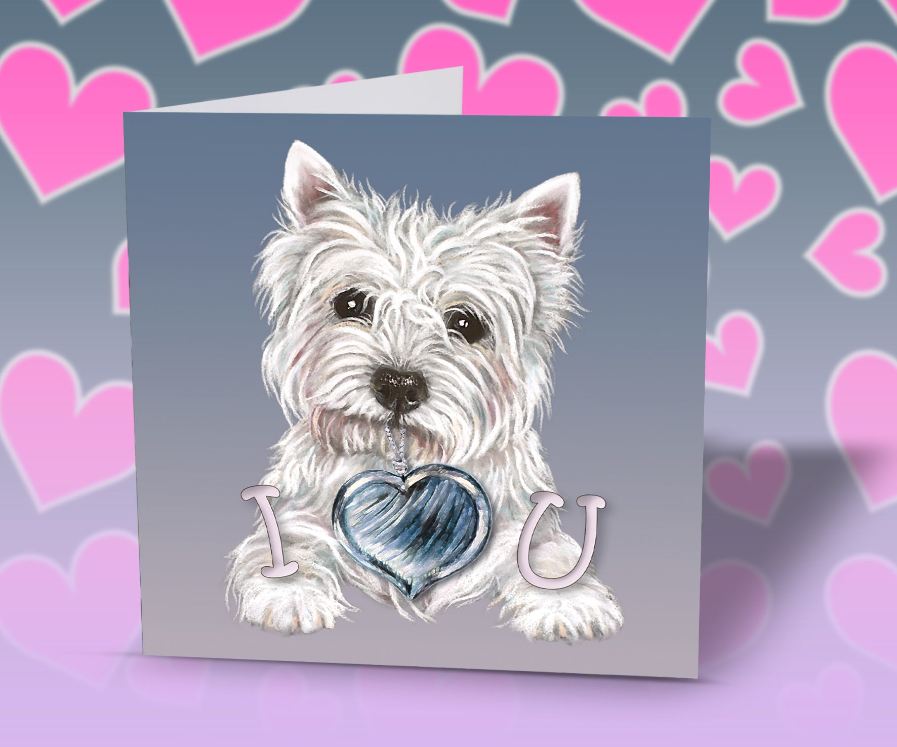 Westie Valentines Day